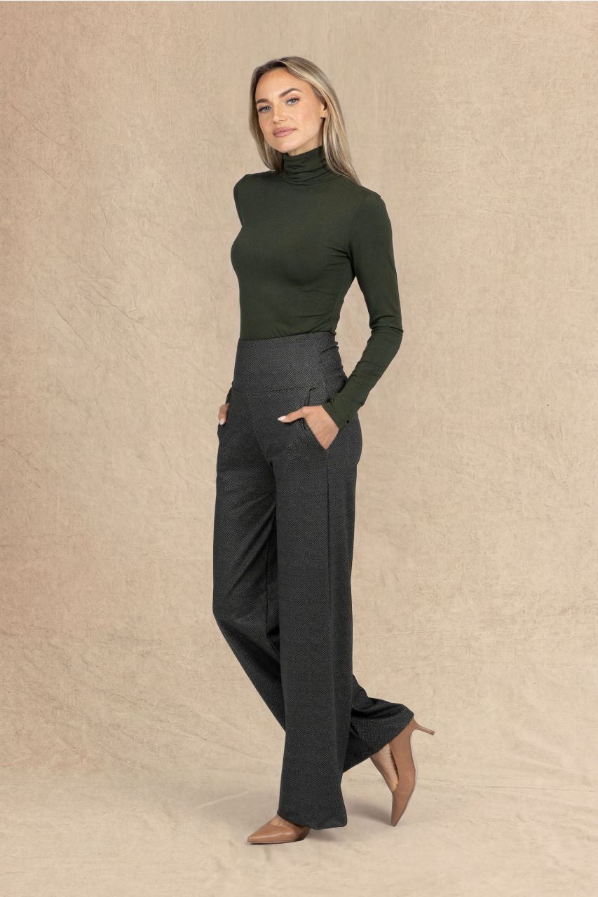 GRACE TURTLENECK: LODEN
