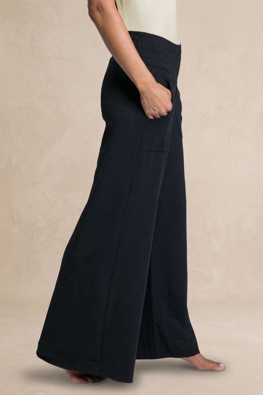 KIRAGRACE COZY BOHO YOGA PANT: BLACK