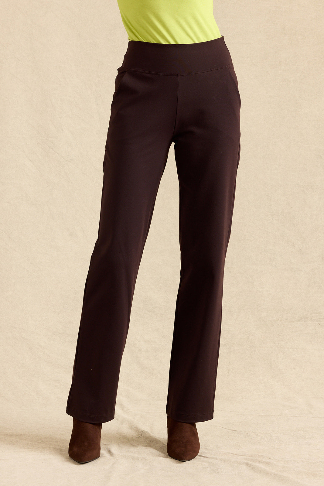 NINA STRAIGHT LEG PANT: SABLE