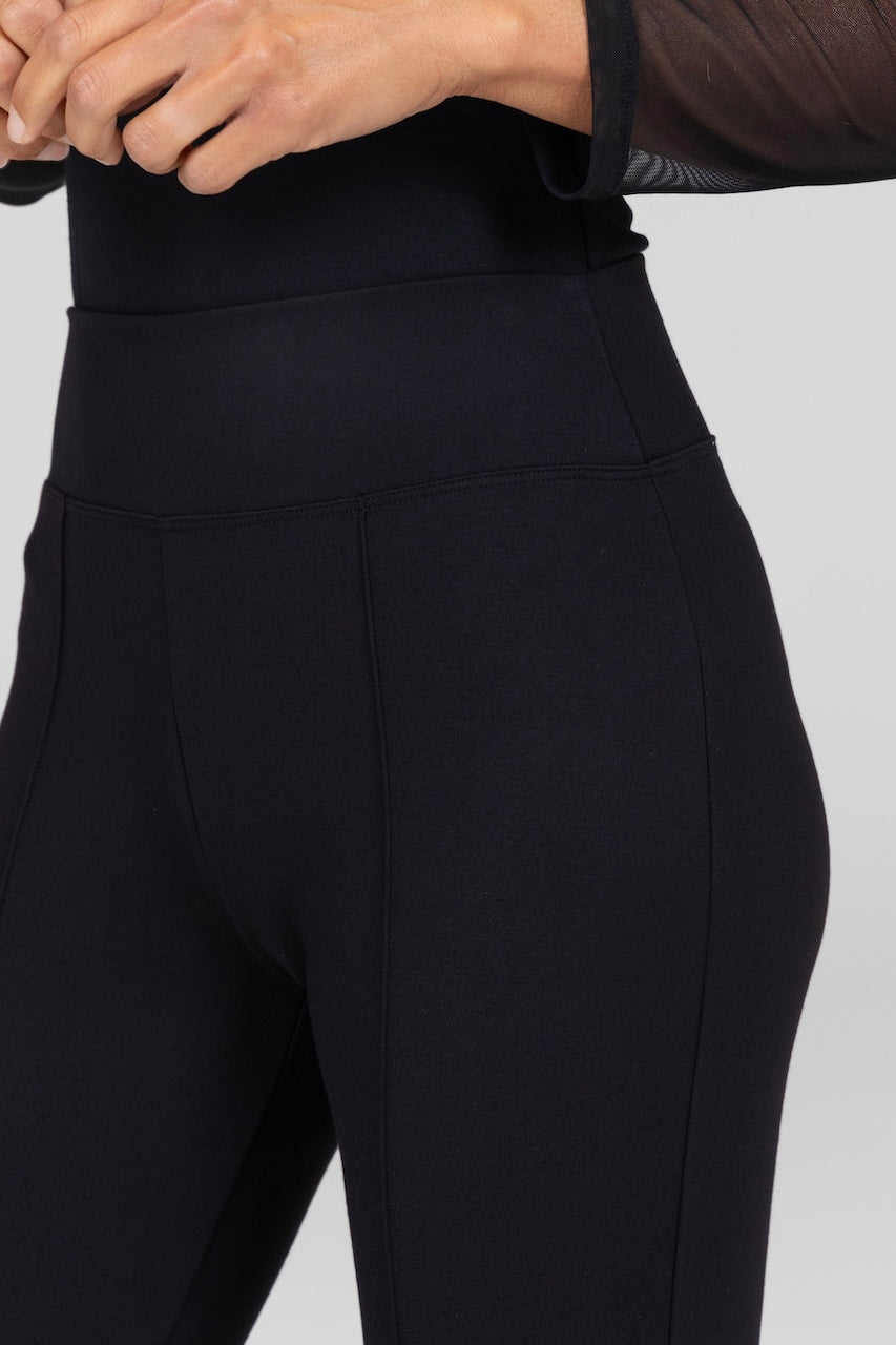 Close up of woman wearing skinny pants