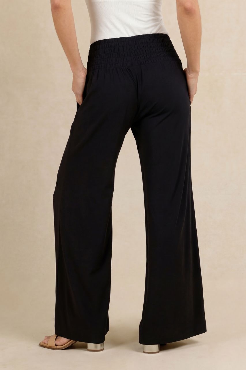 PORTOFINO TRAVEL PANT: BLACK