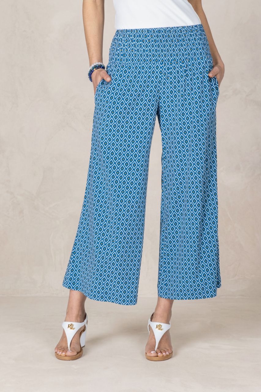 PORTOFINO ANKLE PANT: SUMMER GEO