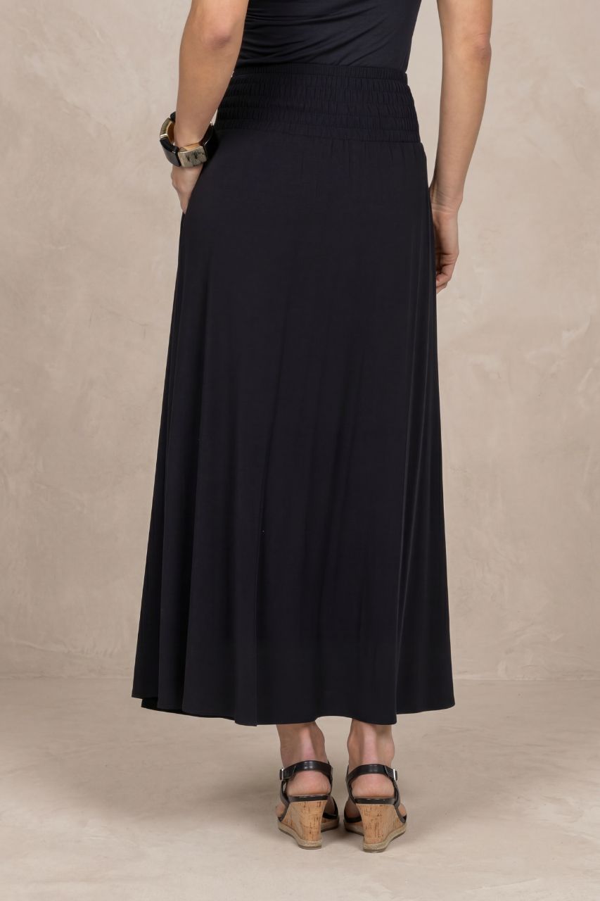 PORTOFINO SKIRT: BLACK