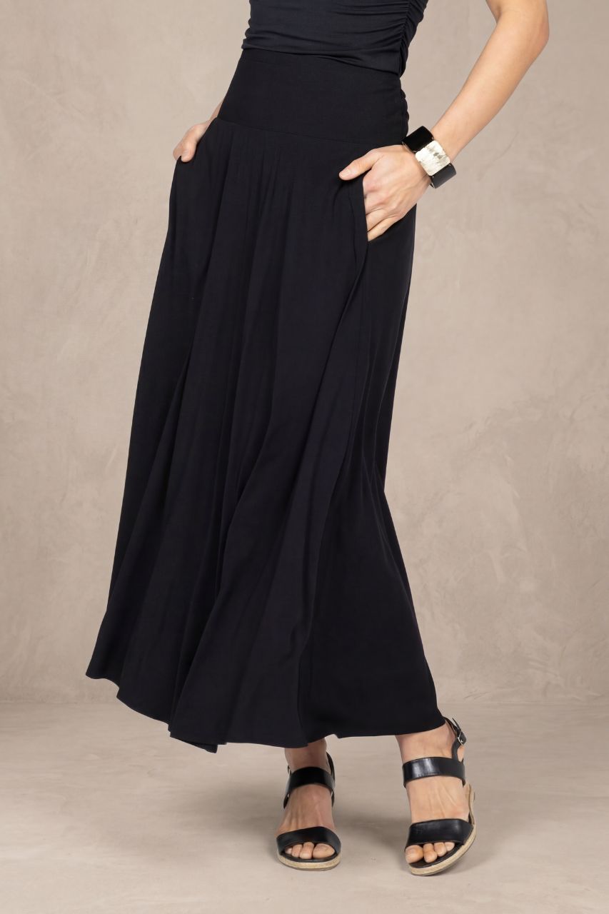 PORTOFINO SKIRT: BLACK