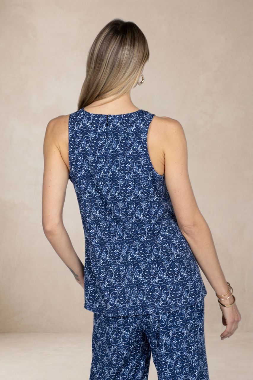 PORTOFINO TOP: BLUE VINES
