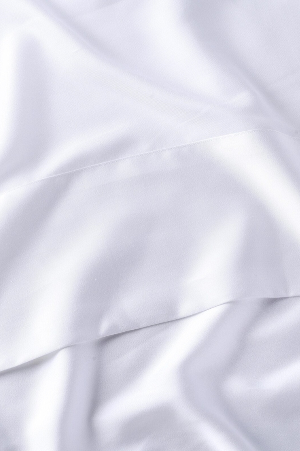 White bed sheets