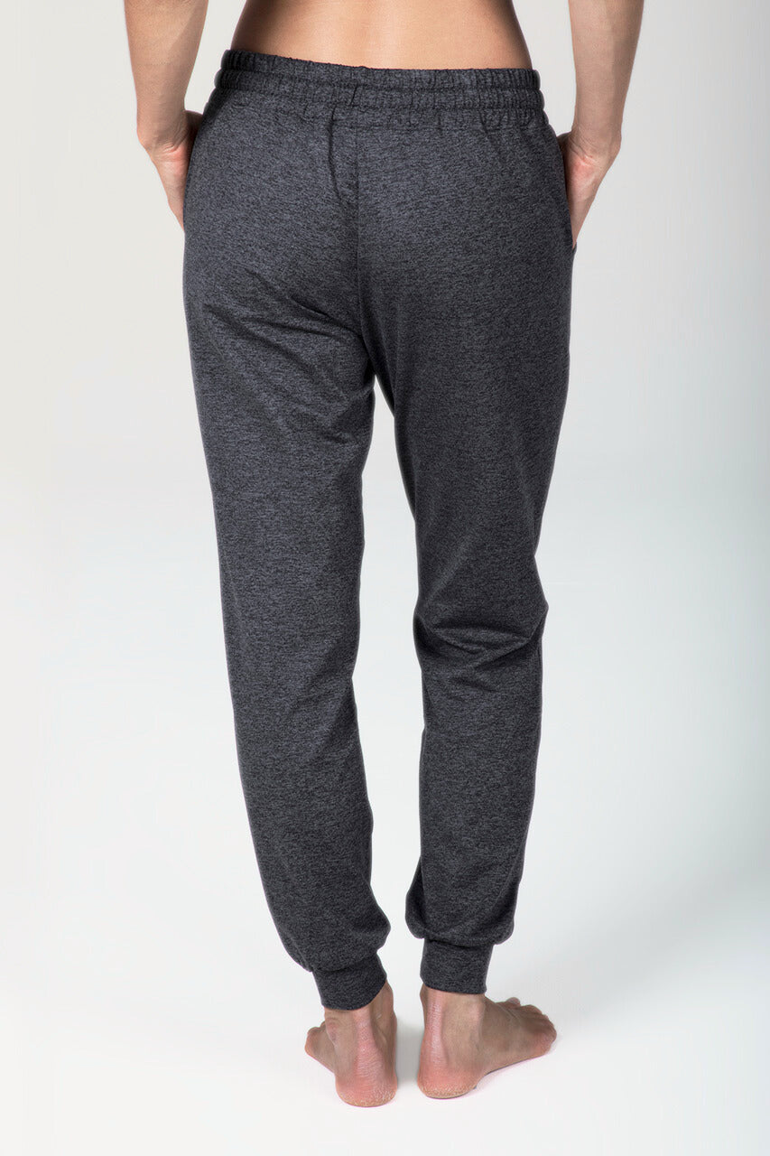 BOYFRIEND JOGGER: CHARCOAL HEATHER