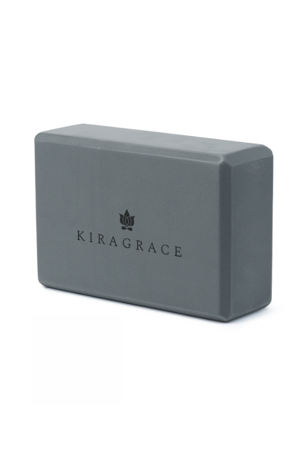 Kiragrace grey yoga block