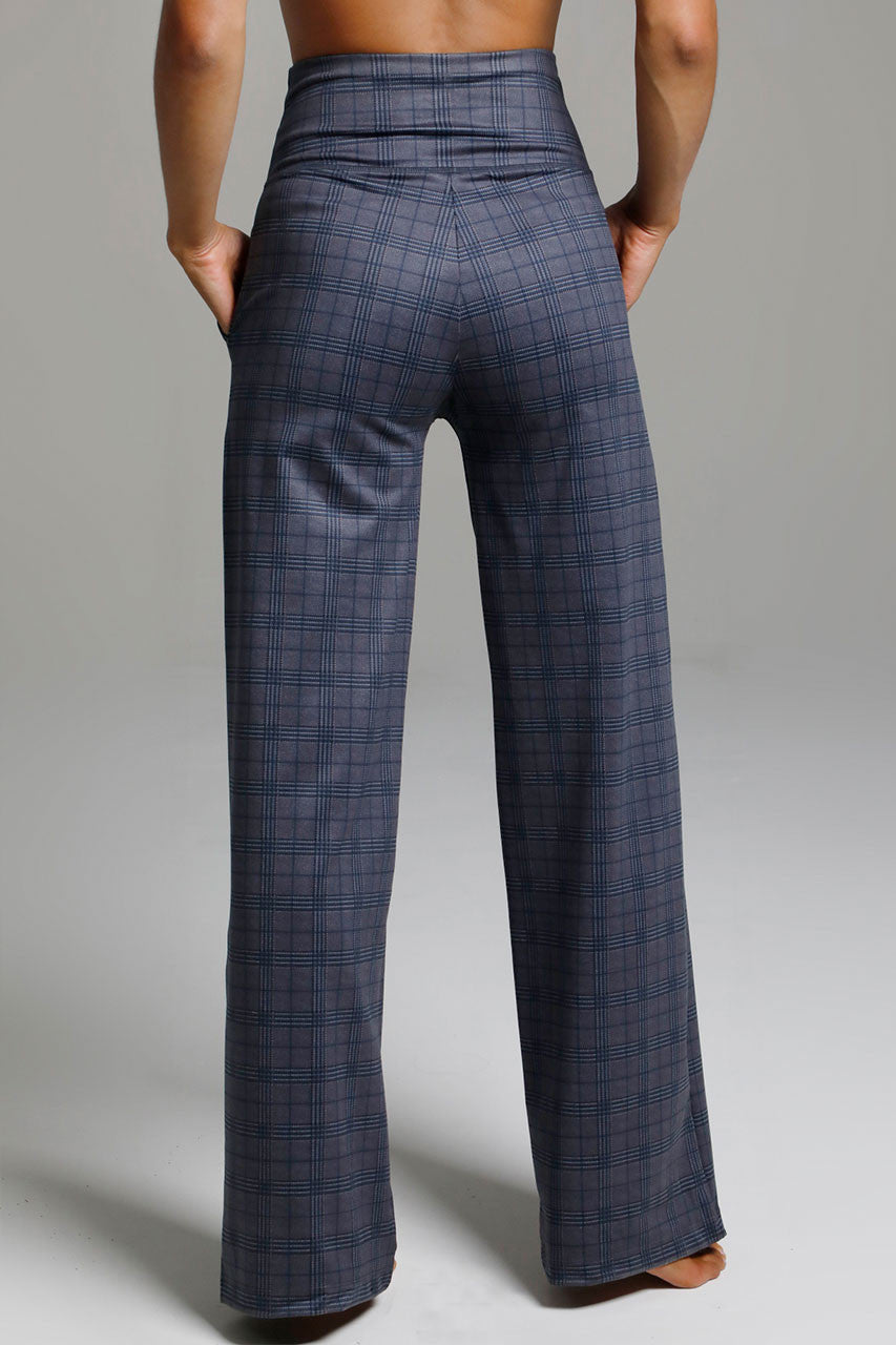 Dress Pants Plaid Pants Womens High Waisted HIGH WAIST WIDE LEG