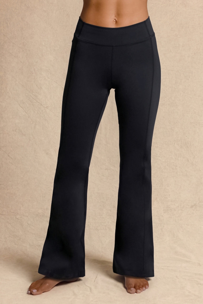 RHAPSODY FLARE PANT: BLACK