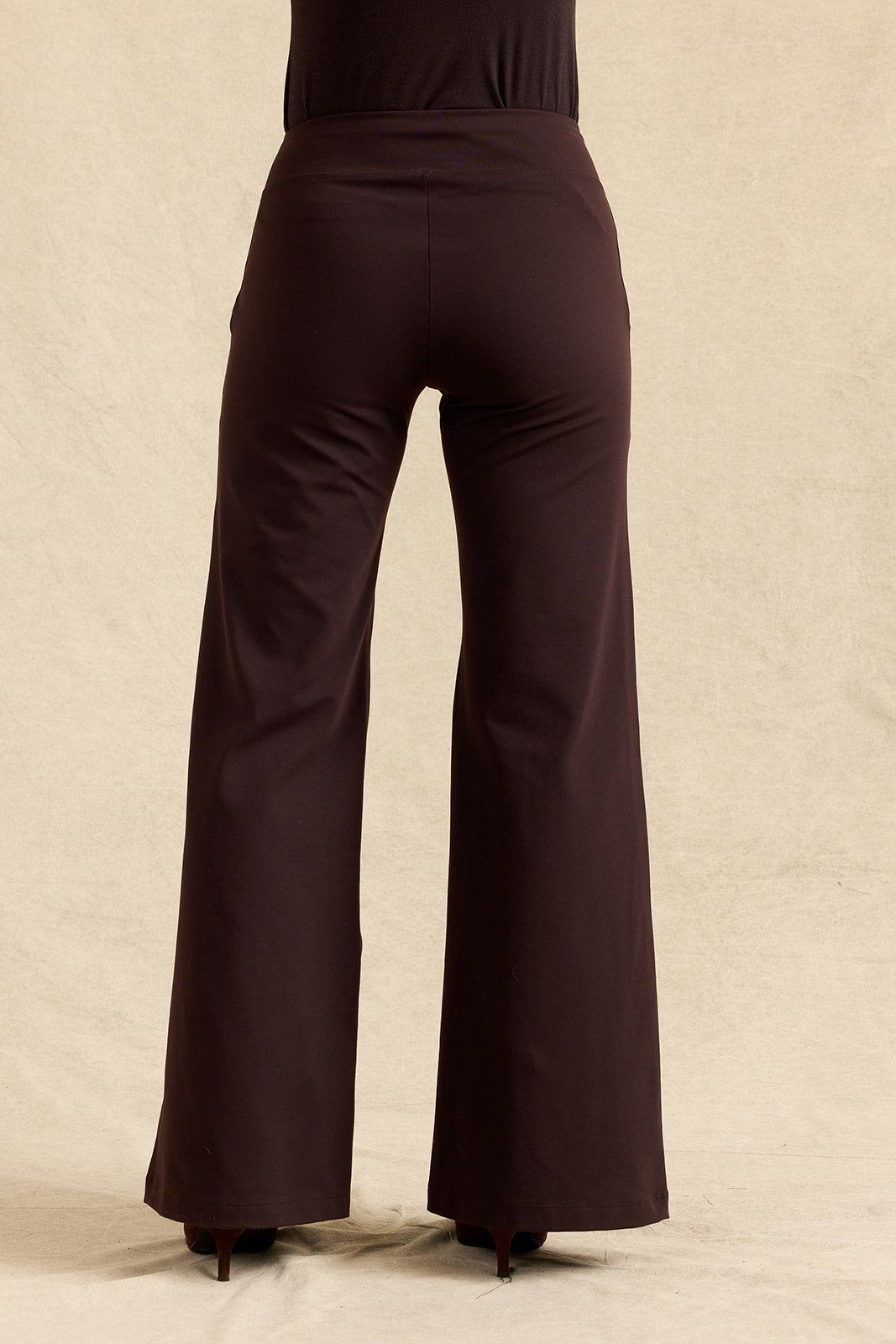PERFECT WIDE LEG PANT: SABLE BROWN