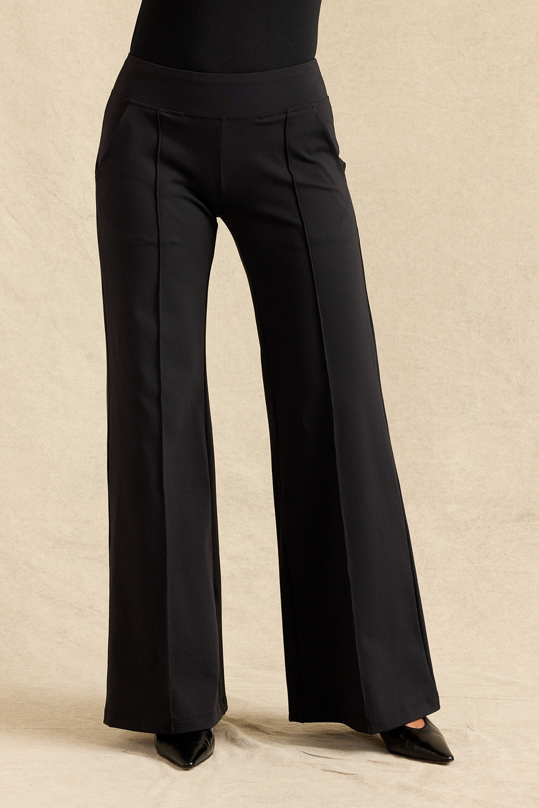 PERFECT WIDE LEG PANT: BLACK