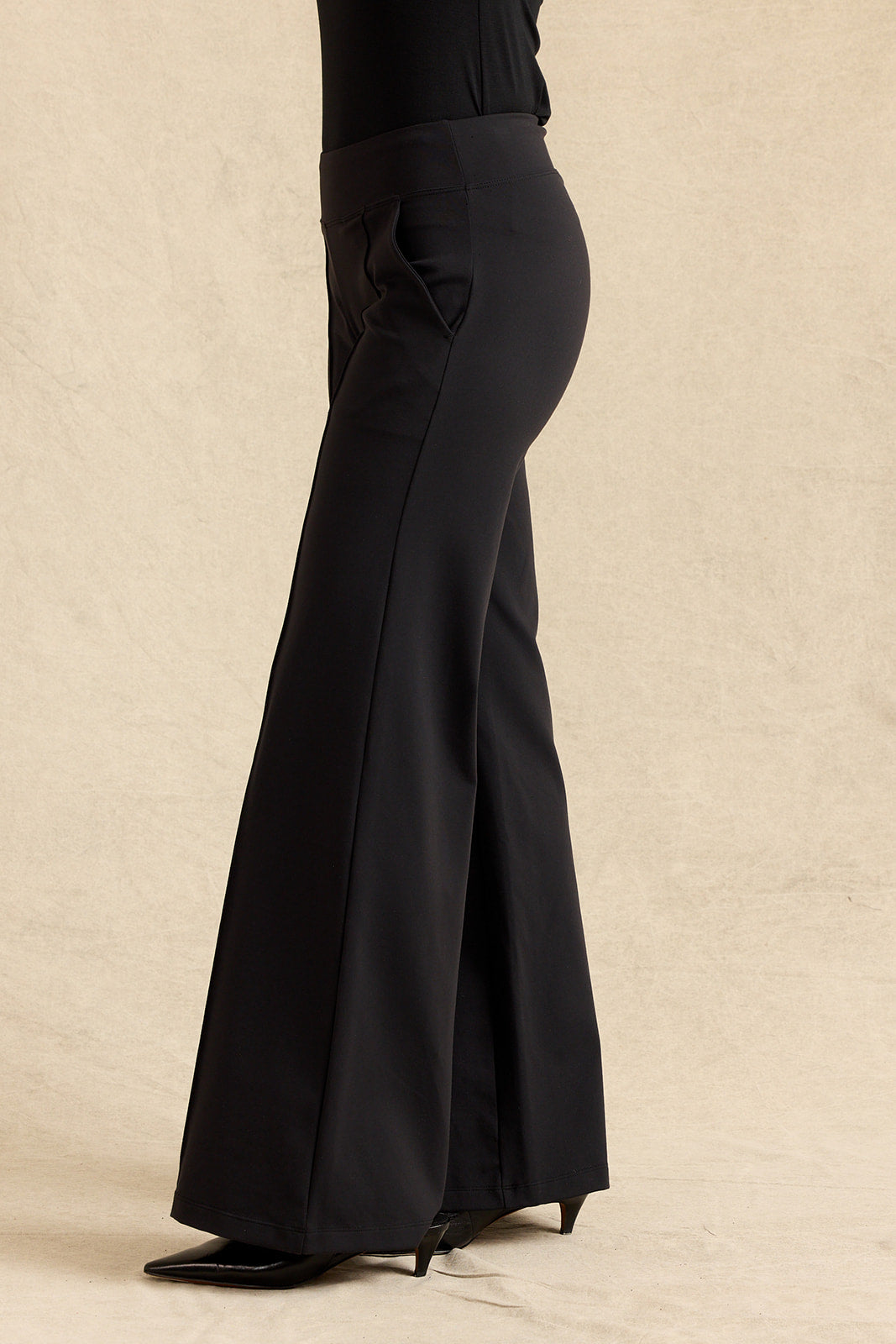 PERFECT WIDE LEG PANT: BLACK