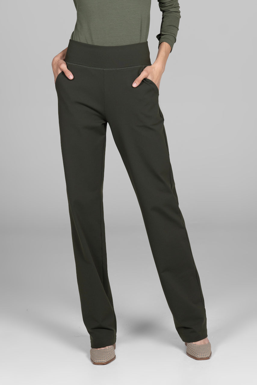 Olive green dress pants womens shop