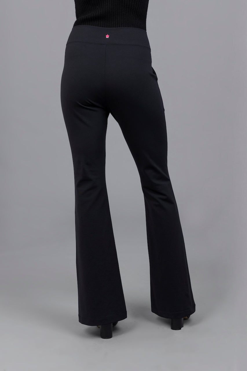 Kiragrace Victoria High Waist Flare Pant Black