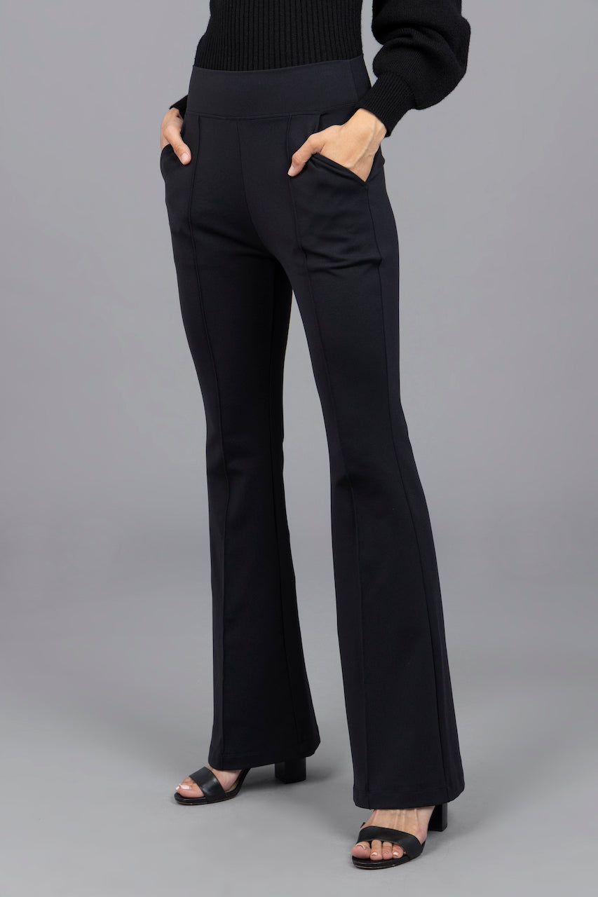 black high waisted pants