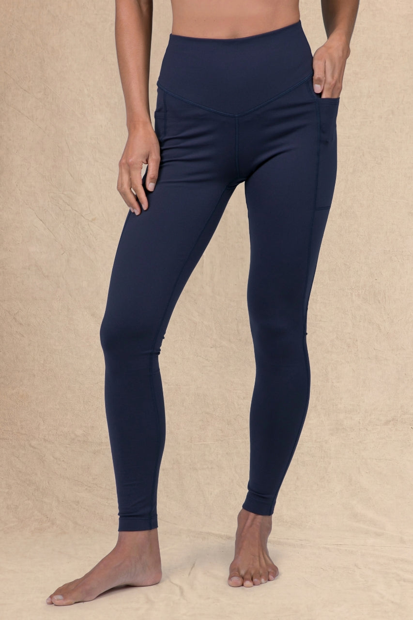 DUCHESS YOGA 7/8 LEGGING: MARINE NAVY