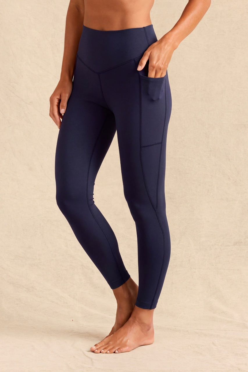 DUCHESS YOGA 7/8 LEGGING: OXFORD NAVY