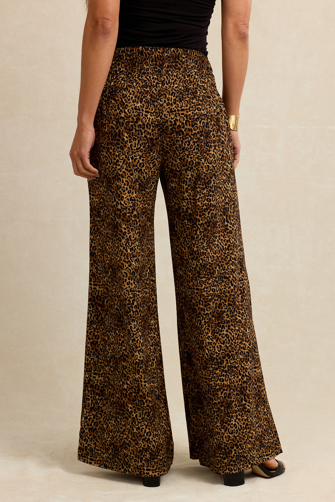 PORTOFINO TRAVEL PANT: LEOPARD