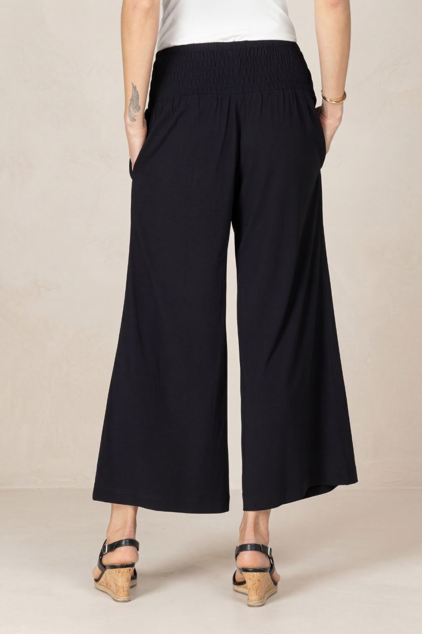 PORTOFINO ANKLE PANT: BLACK