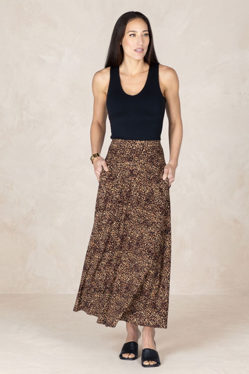 PORTOFINO SKIRT: LEOPARD