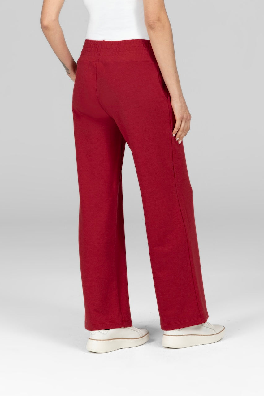 GEMMA TERRY PANT: RED