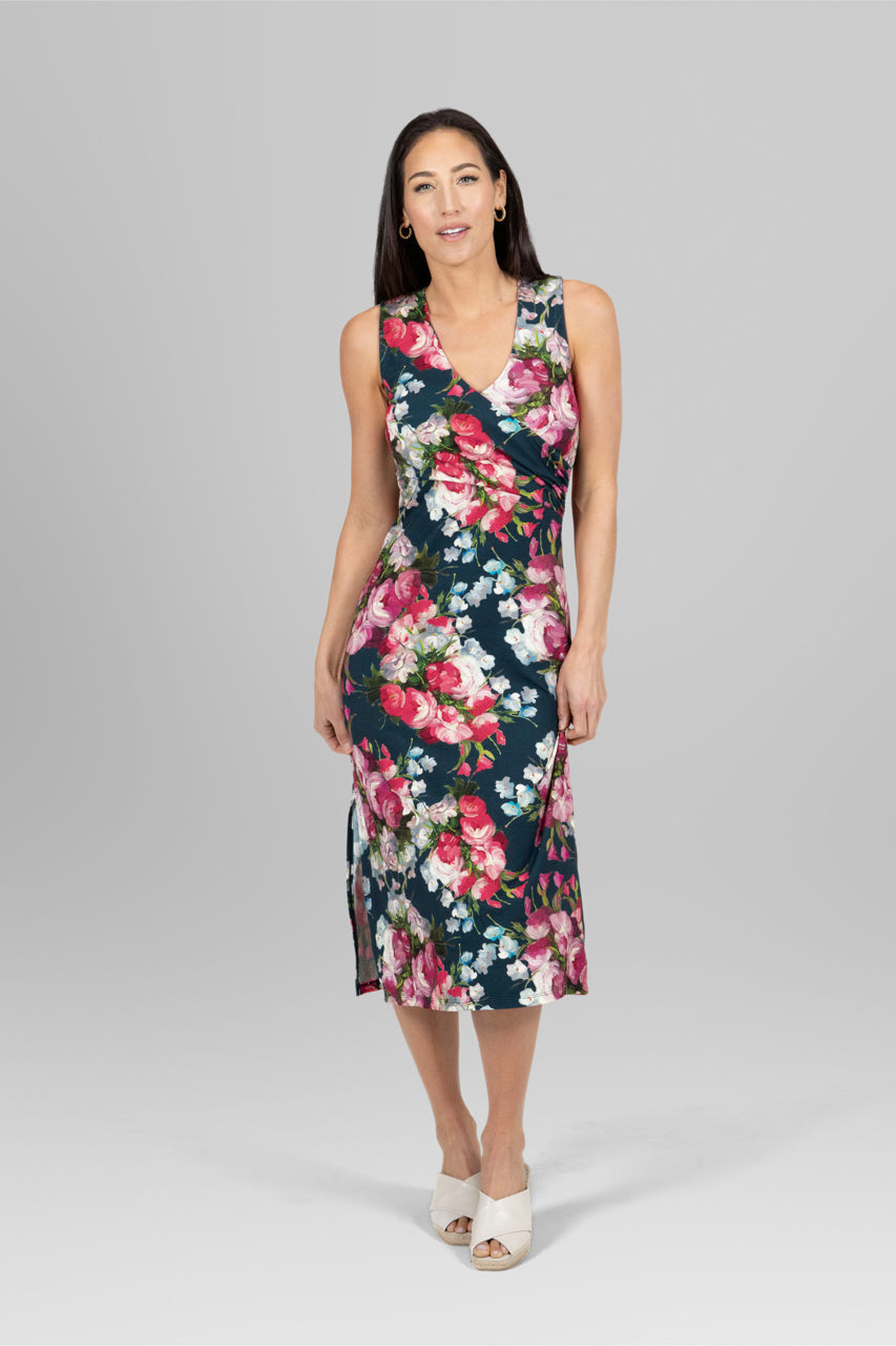 Lipsy gracie print wrap dress sale