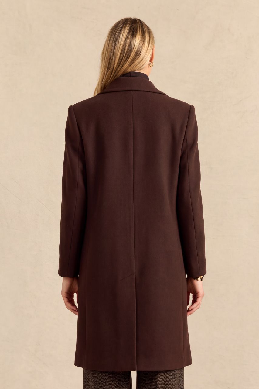 OVERCOAT: SABLE BROWN