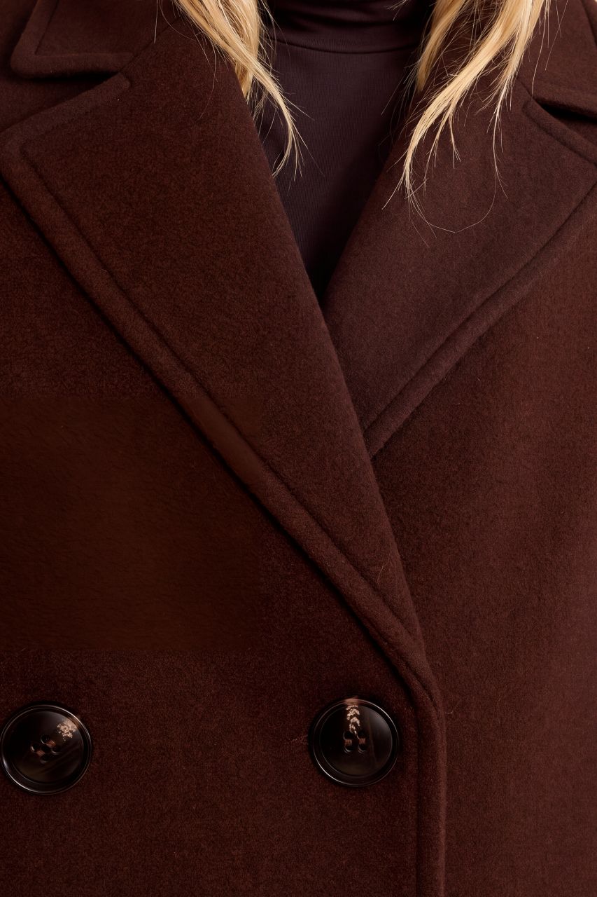 OVERCOAT: SABLE BROWN