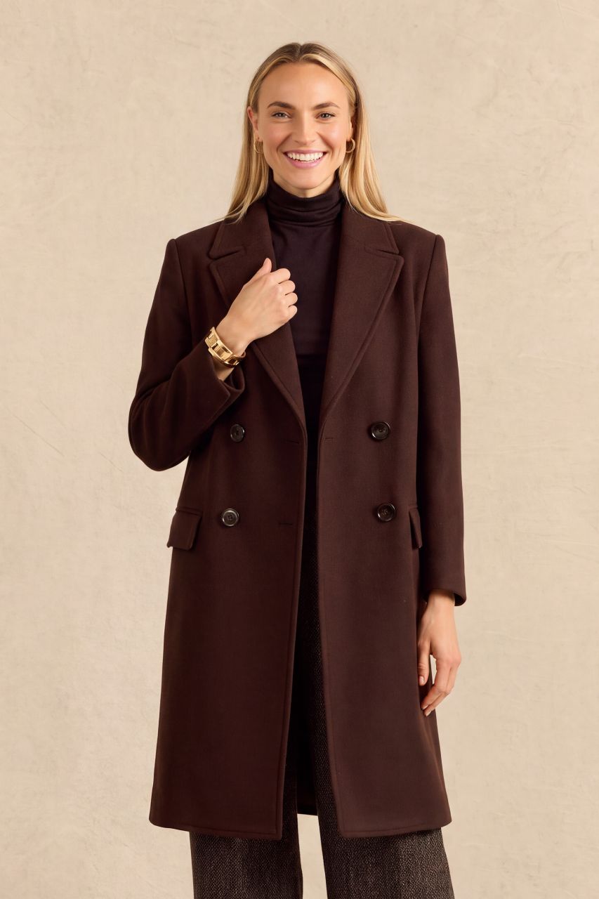 OVERCOAT: SABLE BROWN