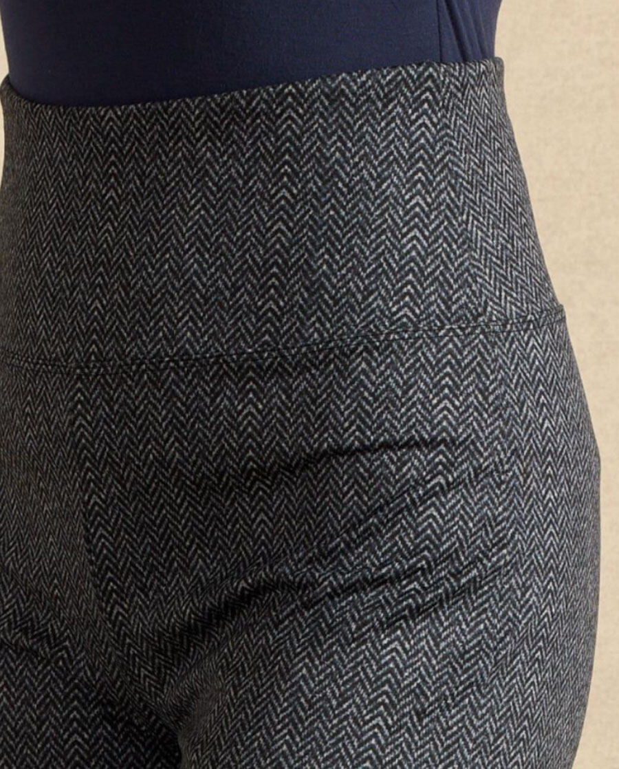 Flawless PantCharcoal Herringbone