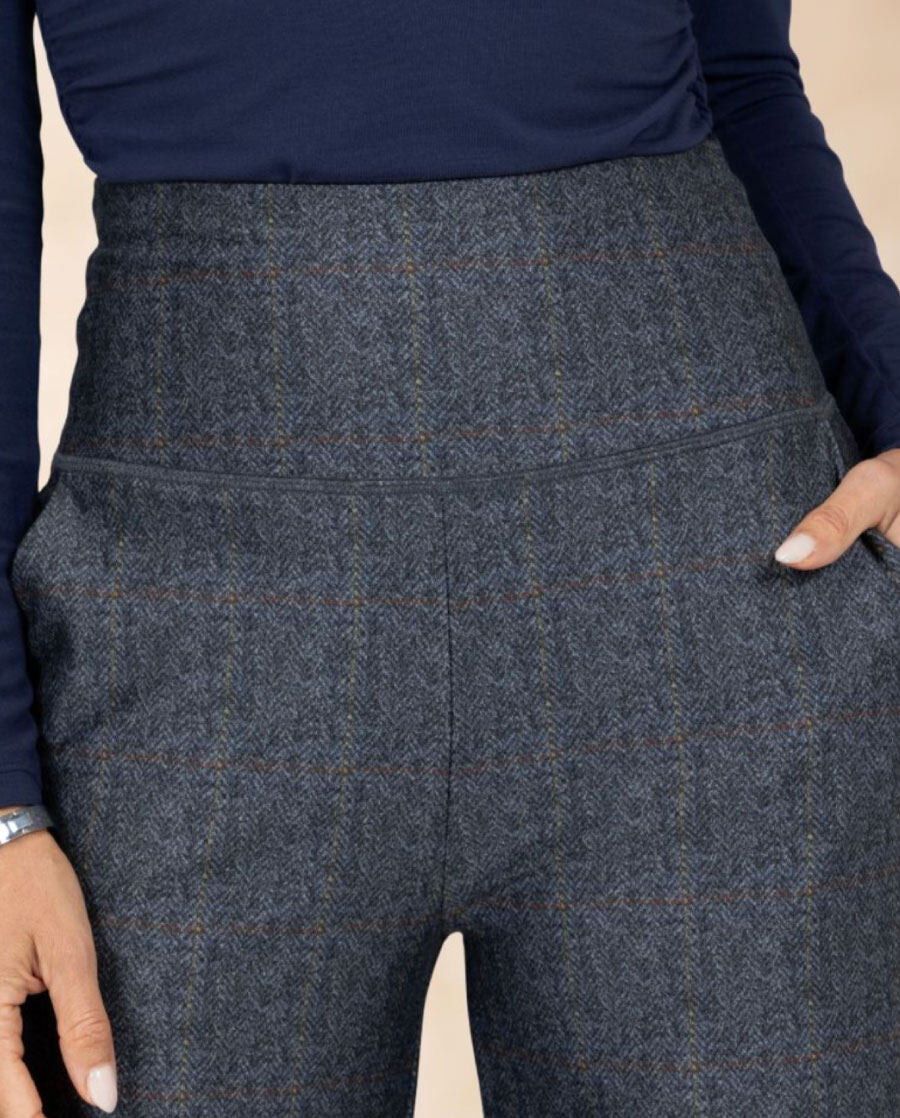 High Waist Wide LegIrish Tartan