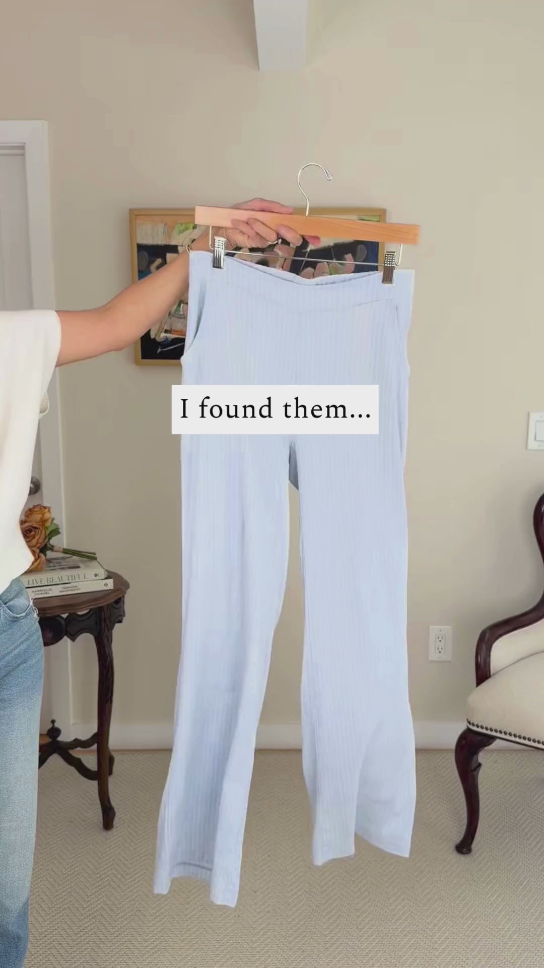 Ravello Linen Pant - Chambray Stripe | KiraGrace | KIRAGRACE