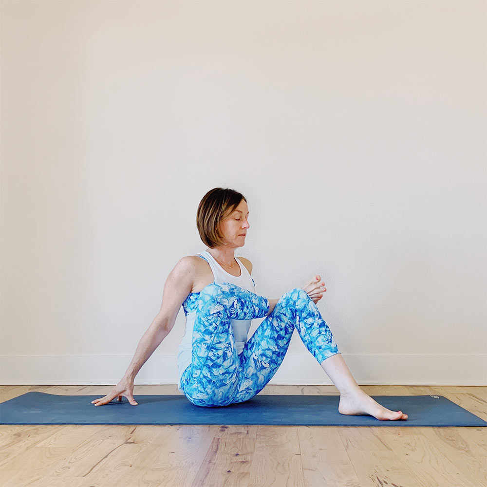 Fitness Rockers - Parivrtta Hasta Padangusthasana (Dancing Shiva Pose), or  revolved hand to foot pose, is an excellent place to explore your balance  while strengthening your entire standing leg, stretching the hamstrings